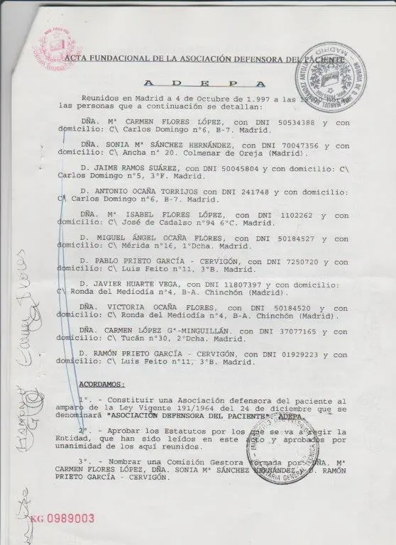 estatuto asociacion el defensor del-paciente